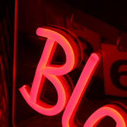 BCC Blake Custom Cycle Orange Neon Sign