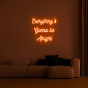 Be Alright V2 Neon Sign