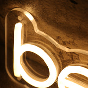 Be Kind Yellow Neon Sign