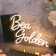 Bea Golden Yellow Neon Sign