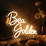 Bea Golden Yellow Neon Sign