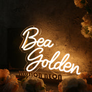 Bea Golden Yellow Neon Sign