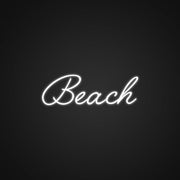 Beach Neon Sign