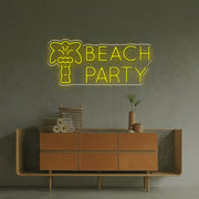 Beach Party LED Neon Sign