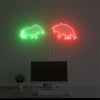 Bear Bull Neon Sign