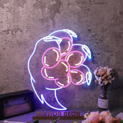 Bear Claw Custom Neon Sign