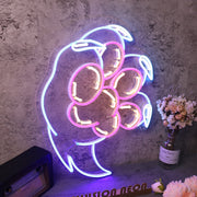 Bear Claw Custom Neon Sign