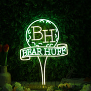 Bear Huff Custom Neon Sign