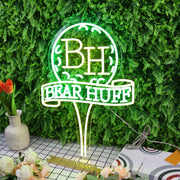 Bear Huff Custom Neon Sign