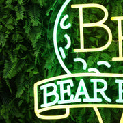 Bear Huff Custom Neon Sign