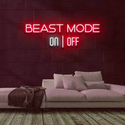 Beast Mode Neon Sign