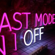 BEAST MODE ON or OFF Neon Sign