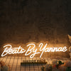 Beats By Yannae Yellow Neon Sign