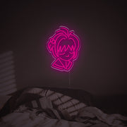 Beautiful Anime Girl LED Neon Sign