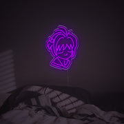 Beautiful Anime Girl LED Neon Sign