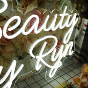 Beauty By Ryn Neon Sign