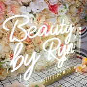 Beauty By Ryn Neon Sign