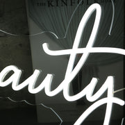 Beauty Spa White Neon Sign