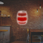 Beer Barrel LED Neon Sign