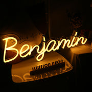 Benjamin Neon Sign