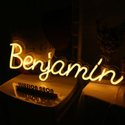 Benjamin Neon Sign