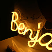 Benjamin Neon Sign