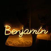 Benjamin Neon Sign