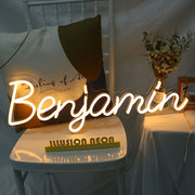 Benjamin Neon Sign