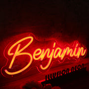 Benjamin Red Neon Sign