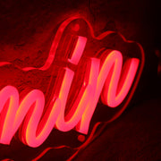 Benjamin Red Neon Sign