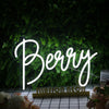 Berry White Neon Sign