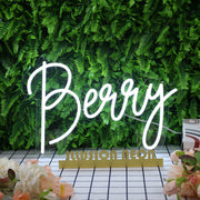 Berry White Neon Sign