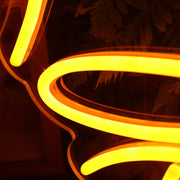 Besos Papi Orange Neon Sign