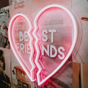 Best Friend Heart Neon Sign