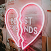 Best Friend Heart Neon Sign