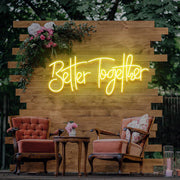 Better Together Wedding Led Neon Sign