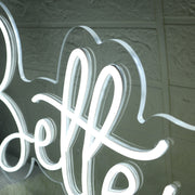 Better Together White Custom Neon Sign