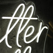 Better Together White Neon Sign