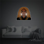 Beyonce Protrait LED Neon Acrylic Artwork