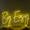 Big Easy Yellow Neon Sign