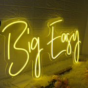 Big Easy Yellow Neon Sign