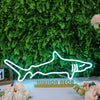 Big Shark Blue LED Neon Sign