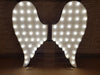 Steel Marquee Letter Big Wing White High-End Custom Zinc Metal Marquee Light Marquee Sign