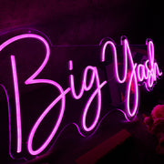 Big Yash Pink Neon Sign