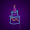 Birthday Cake Neon Sign