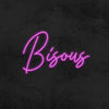 Bisous Neon Sign