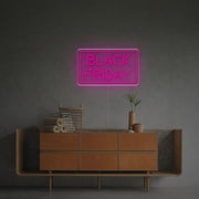 Black Friday With Tangle LED Neon Sign