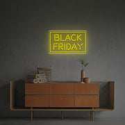 Black Friday With Tangle LED Neon Sign