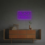 Black Friday With Tangle LED Neon Sign