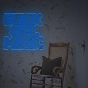 Black Girl Magic LED Neon Sign